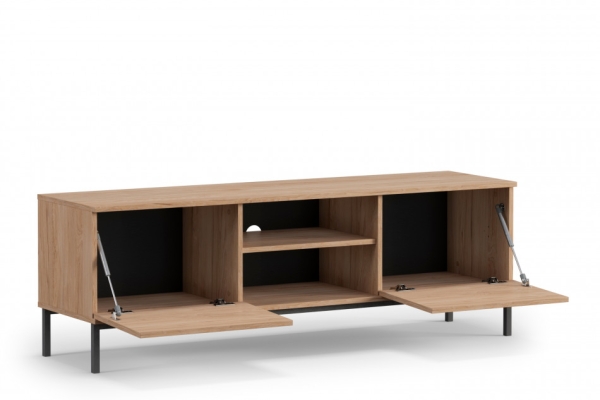 TV-Kommode ERISTO large Hickory-Holzoptik für Wohnzimmer | www.artigo.at